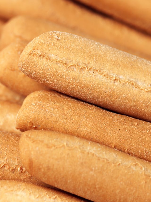closeup of breadsticks