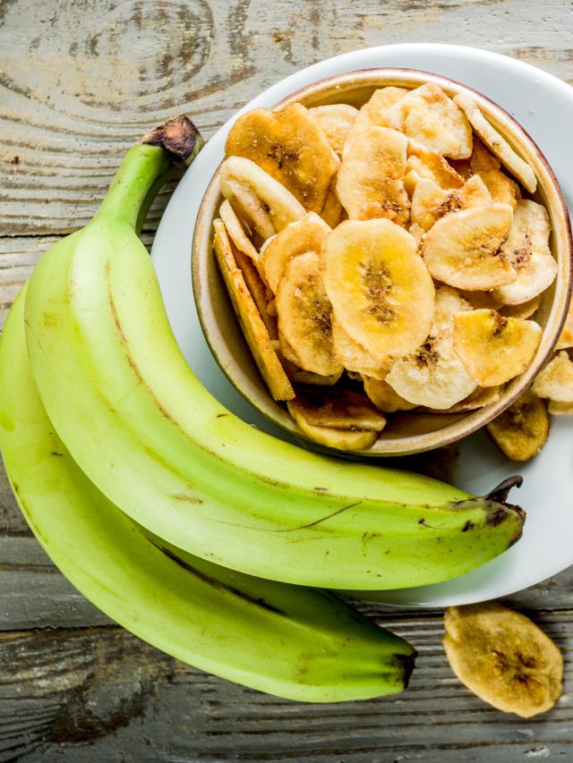 plantain in snack bowl