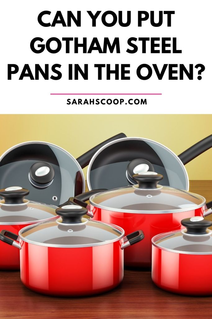 can you put Gotham steel pans in the oven Pinterest image