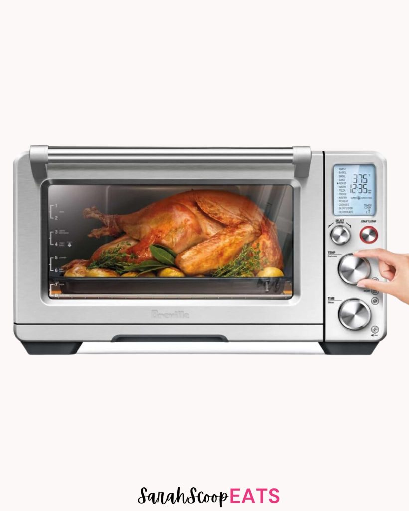 breville countetop oven with food in it