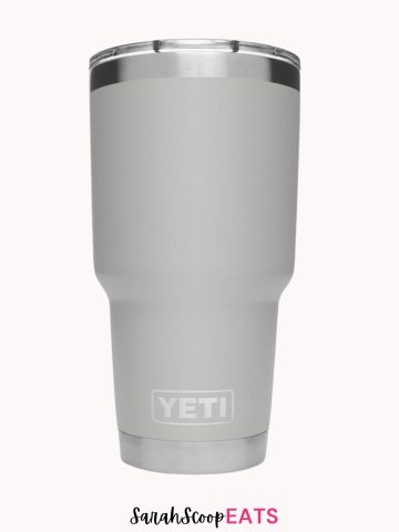 grey Yeti tumbler cup