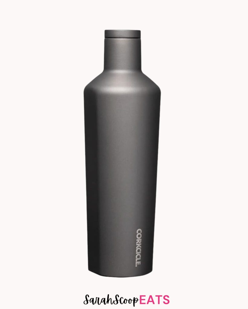 silver corkcicle water bottle