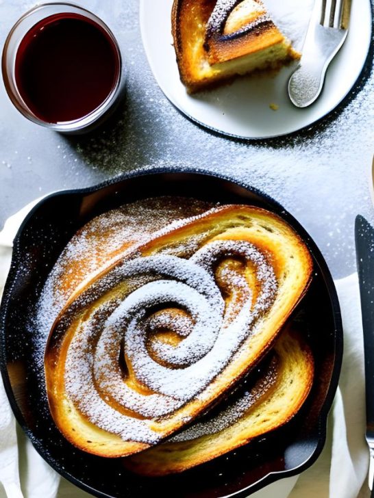 Baked Cinnamon Swirl Brioche French Toast Recipe