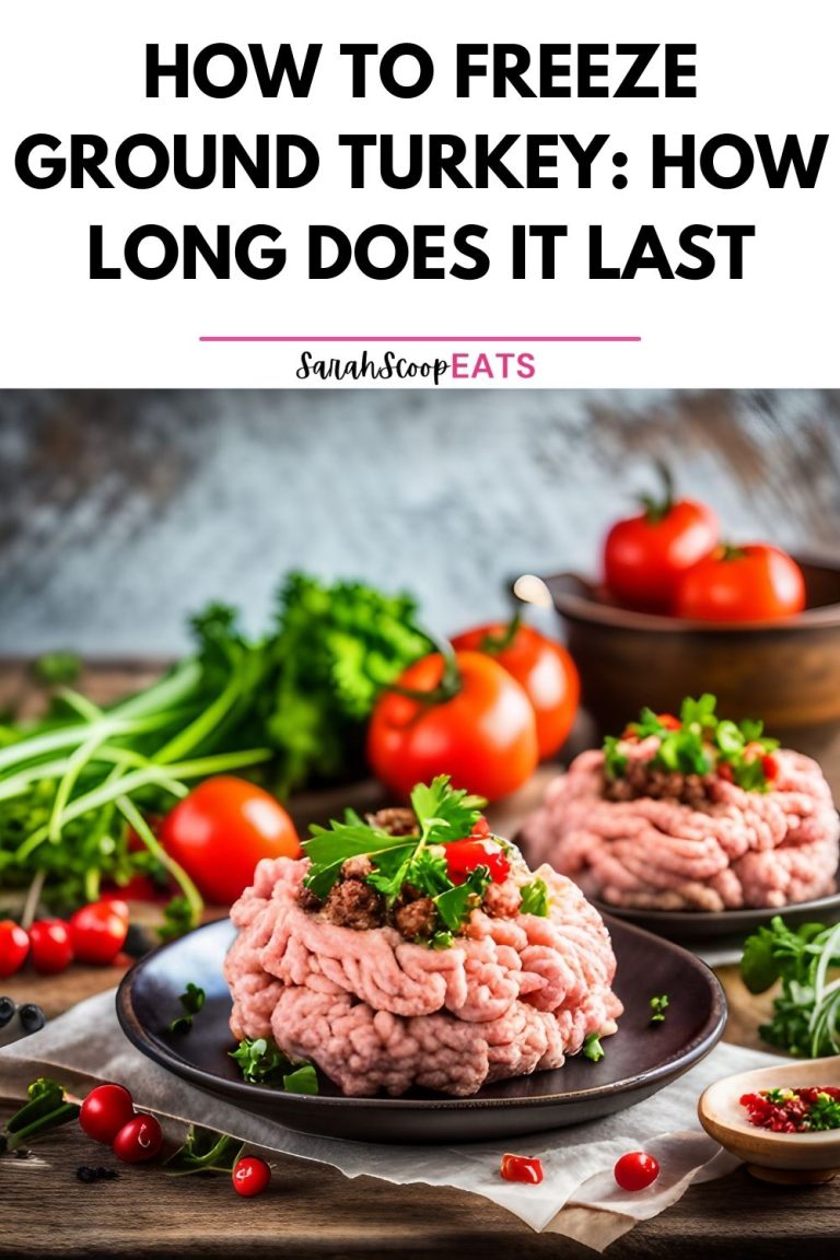 How To Freeze Ground Turkey How Long Does It Last
