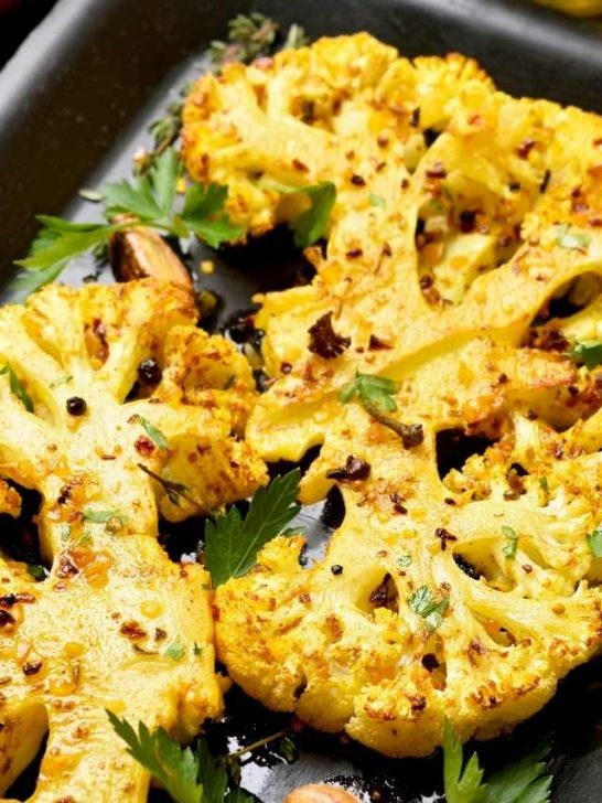 Roasted Cauliflower Steak Recipe