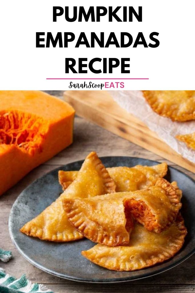 pumpkin empanadas recipe Pinterest image