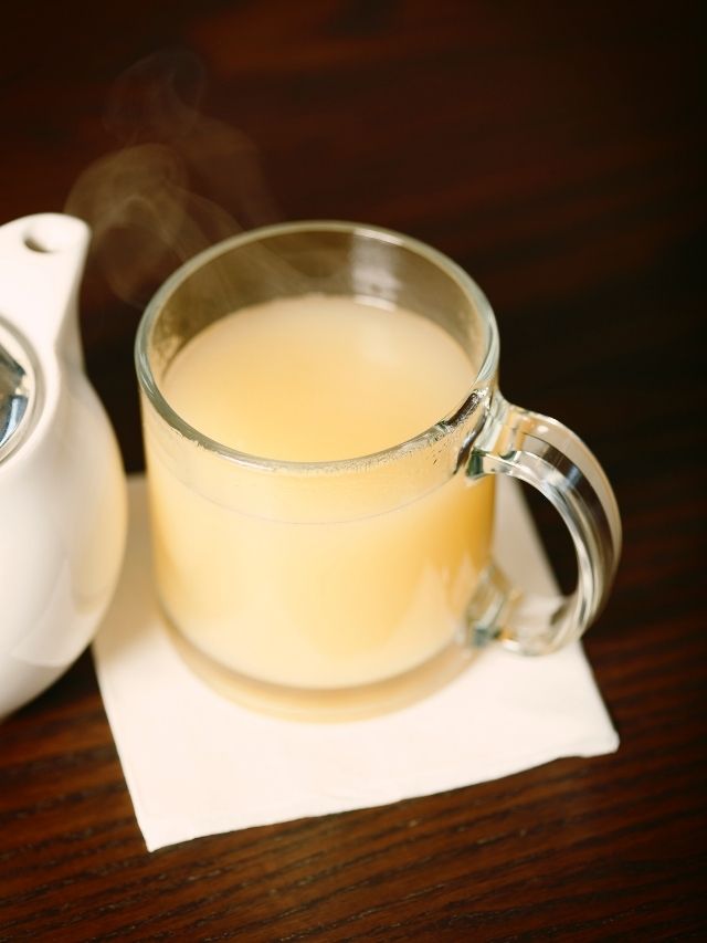 A teapot on a table.