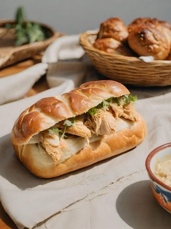 Pan Con Pollo Salvadoreno Recipe Salvadoran Sandwich