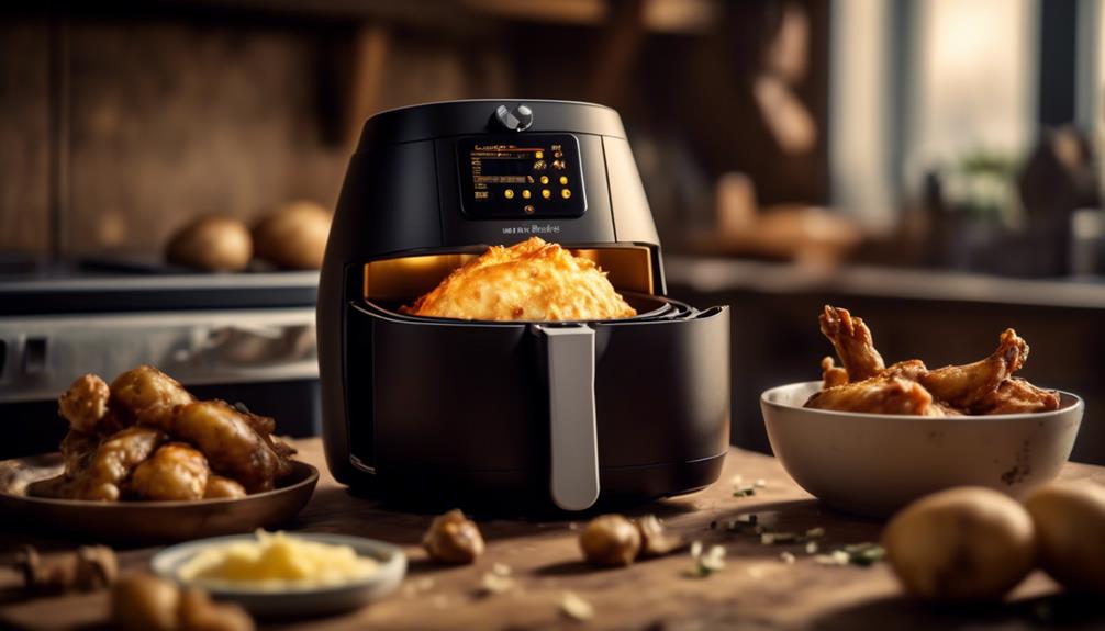 air fryer and butter