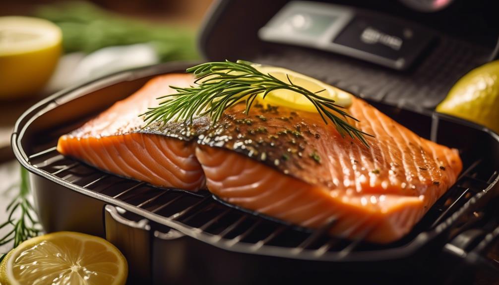 air fryer salmon cooking tips