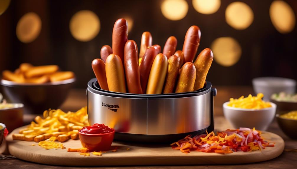 delicious toppings for air fried hot dogs