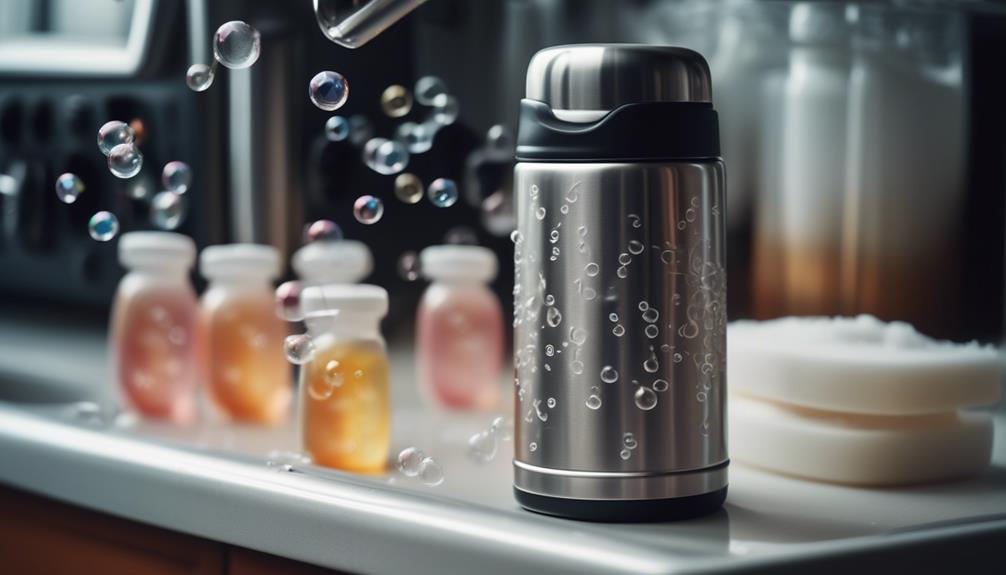 dishwasher safe thermos cleaning