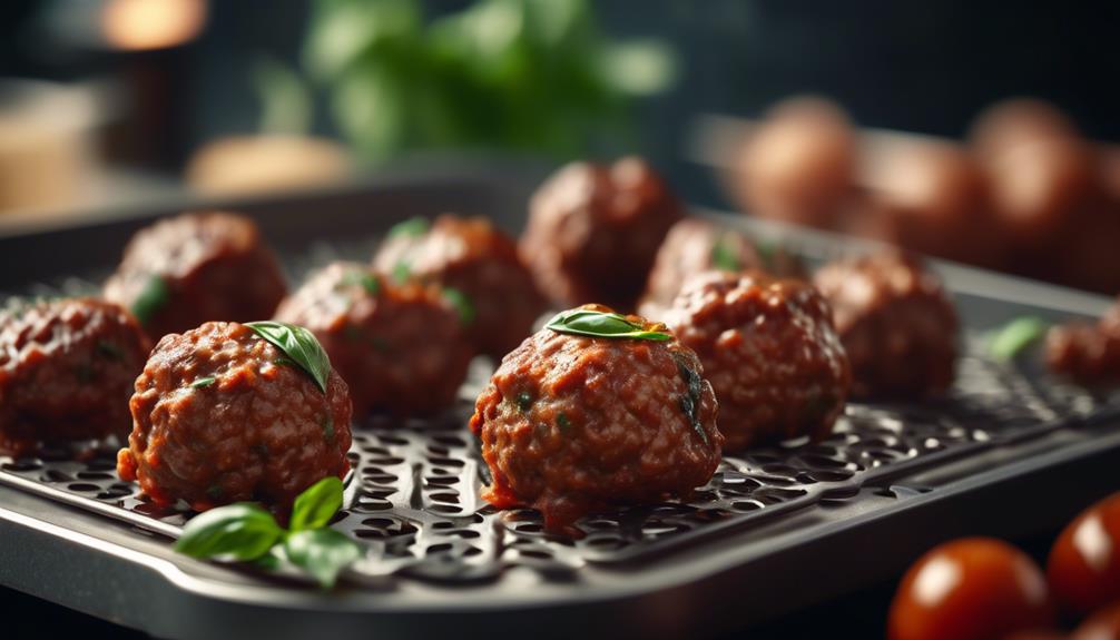diverse gluten free meatballs available