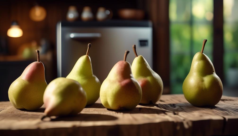 evaluating pear fruit quality