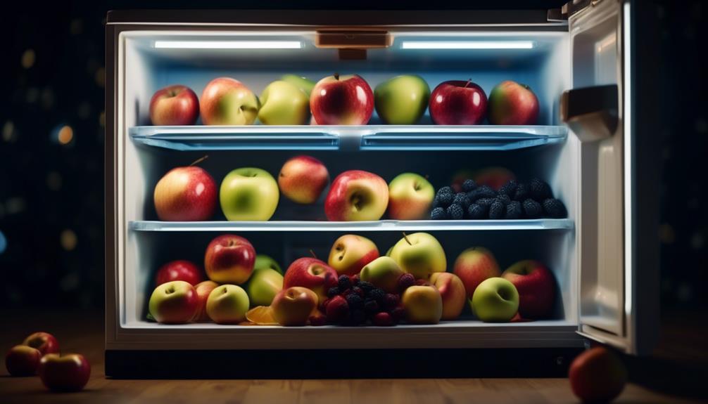 fridge s role in apple storage