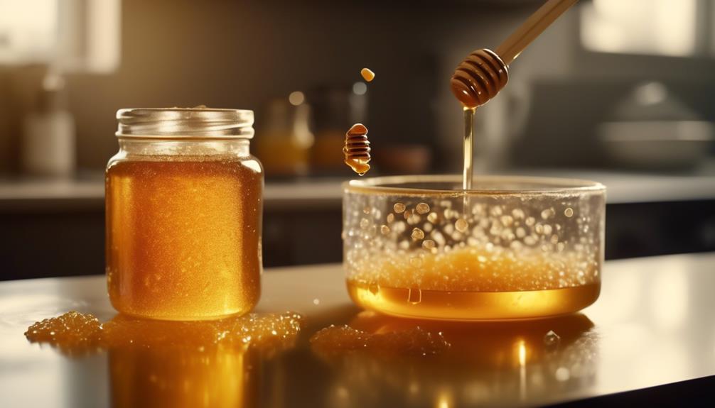 microwave free method for decrystallizing honey