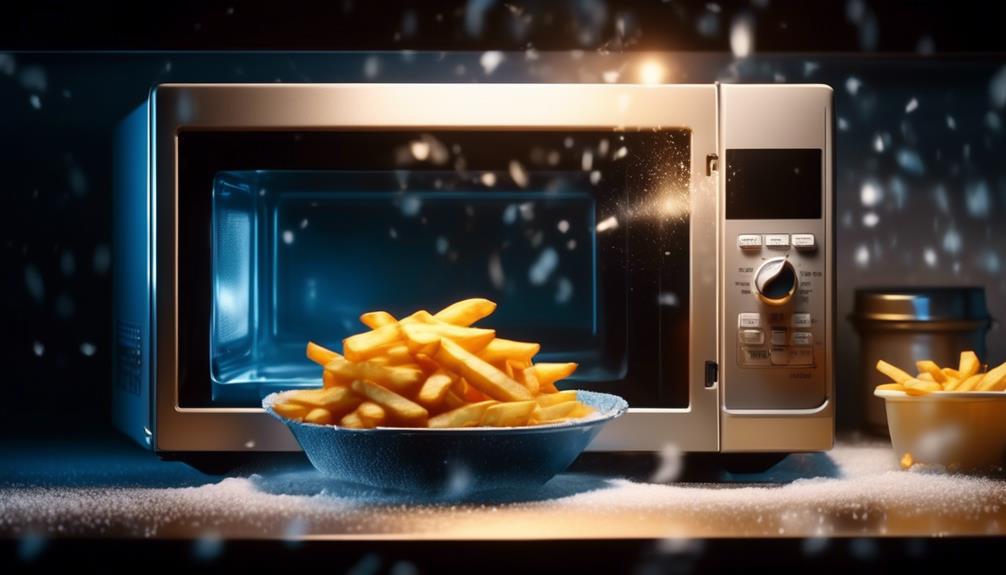microwaving frozen fries instructions