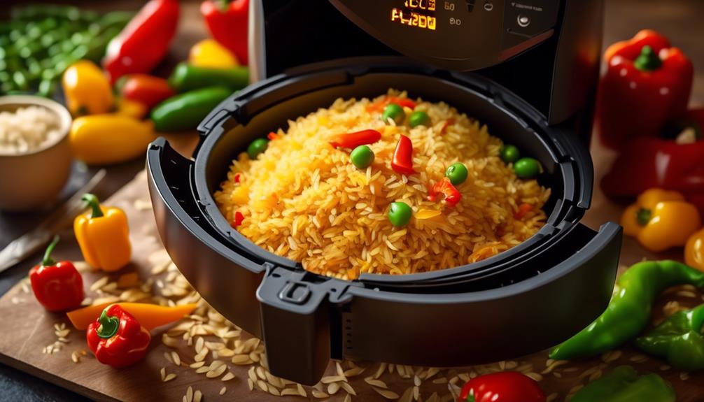 mouthwatering air fryer rice