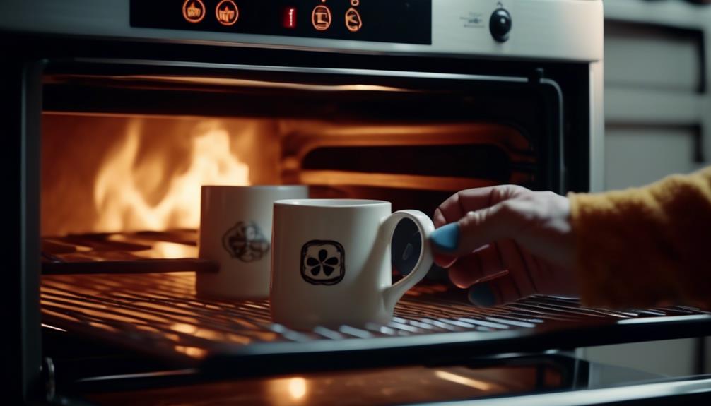 mug oven safety precautions