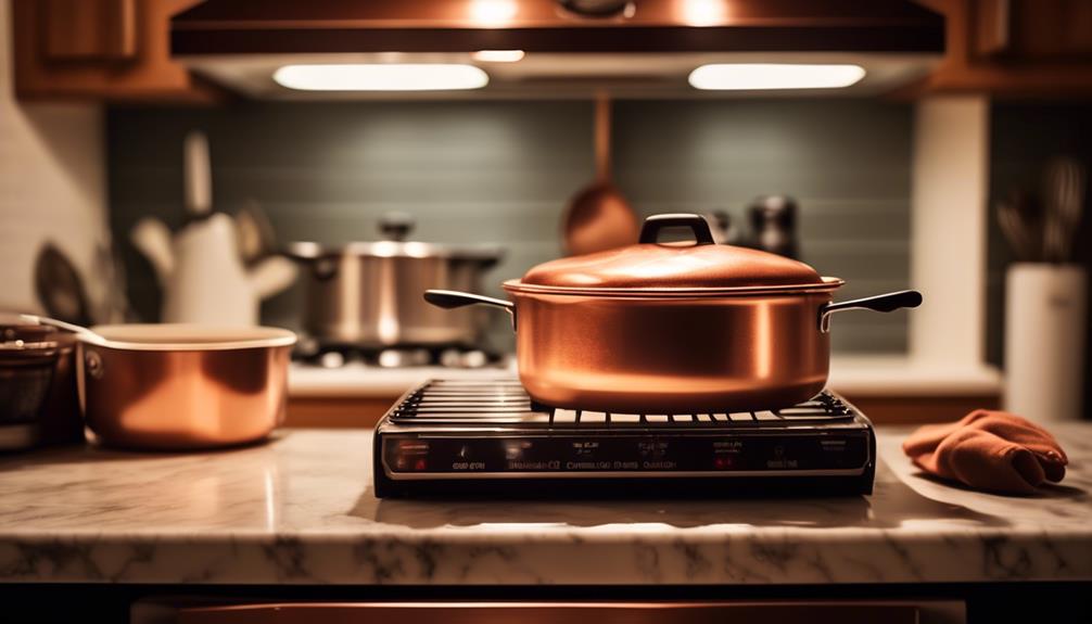oven use for copper chef pans