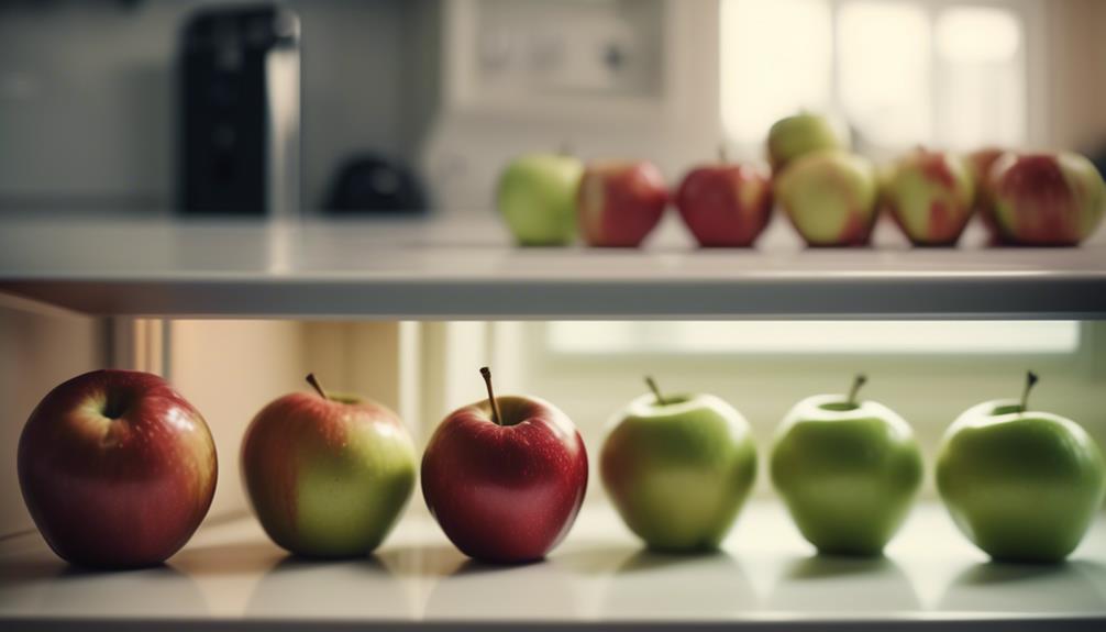 refrigerating apples weighing benefits