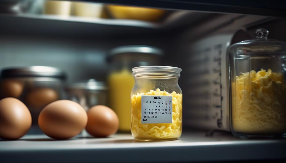 storage length for scrambled eggs