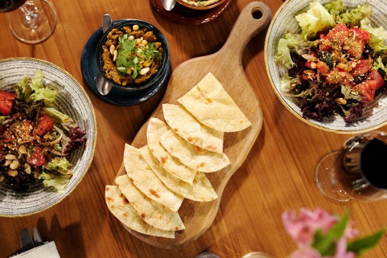 delicious accompaniments for hummus