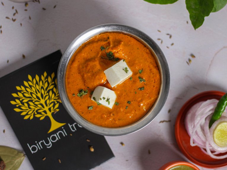 delicious accompaniments for paneer